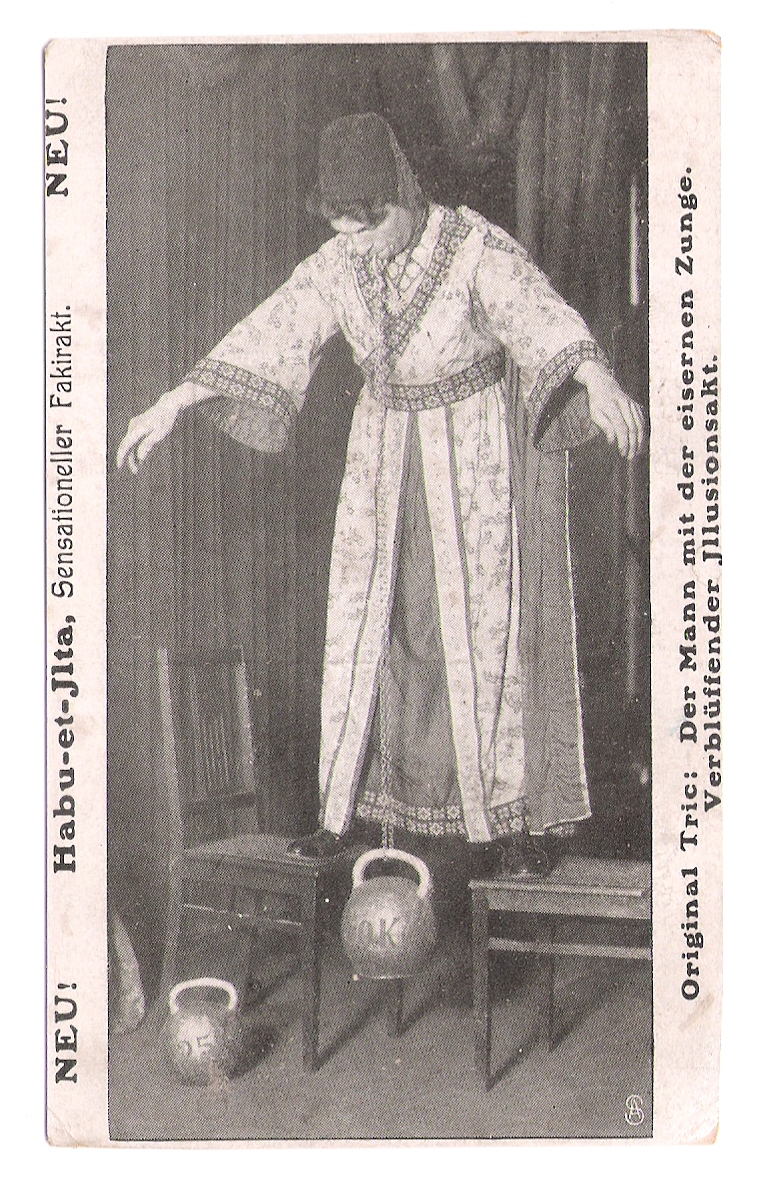 Habu-et-Jita, Sensationeller Fakirakt