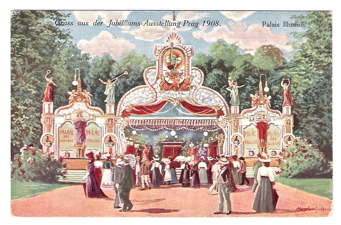 Gruss aus der Jubiläums-Ausstellung Prag 1908