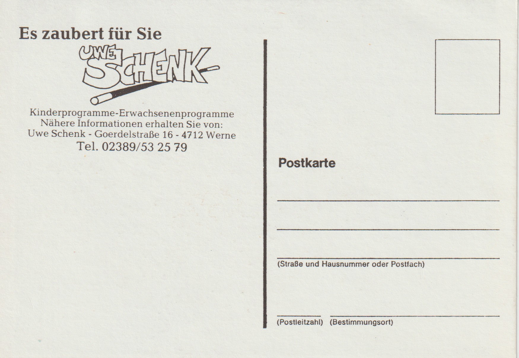 Es zaubert für Sie ..... Uwe Schenk – Bild 2