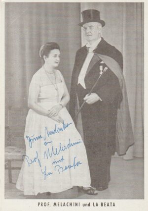 Prof. Melachini und Beata