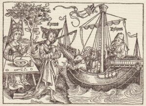 Kirke verzaubert die Mannschaft von Odysseus