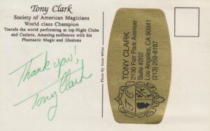 Alternative view of Tony Clark
