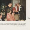 President H.J. Collings presented KALALANG with (...) The Silver Wand"