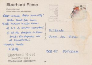 Alternative view of Eberhard Riese