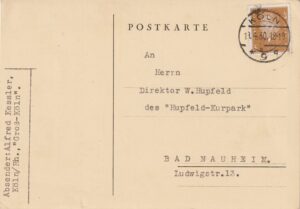 Alternative view of Alfred Kessler