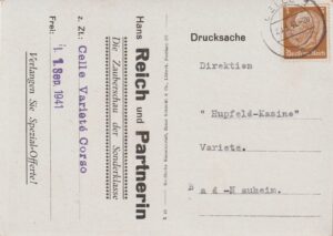 Alternative view of Hans Reich