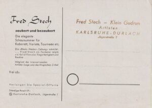 Alternative view of Fred Stech