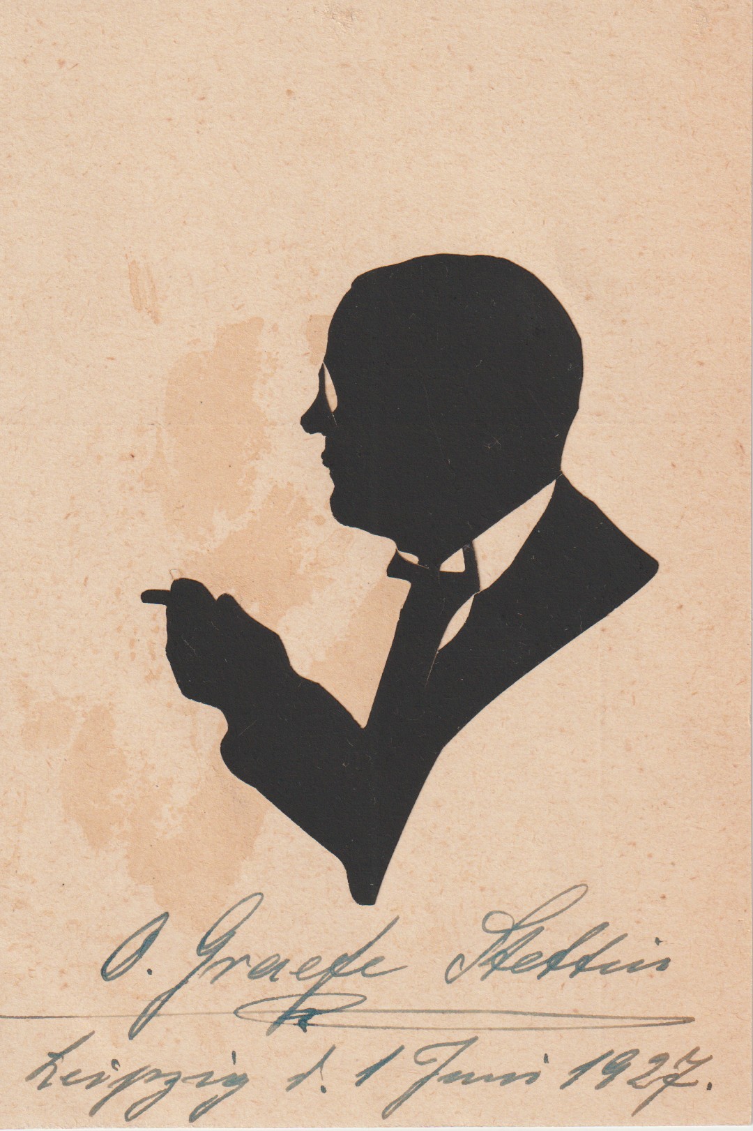 O. Graefe Stettin (handschriftlich)