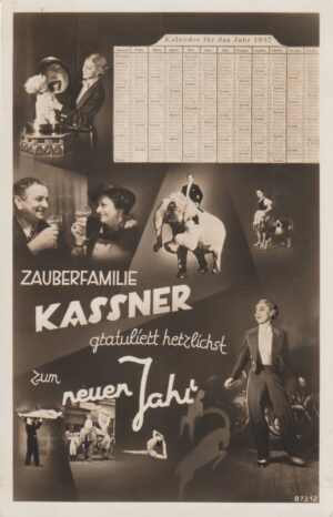 Zauberfamilie Kassner gratuliert herzlichst zum neuen Jahr