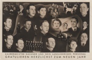 Zaubermeister Kassner und sein langjähriges Personal gratulieren herzlichst zum Neuen Jahr