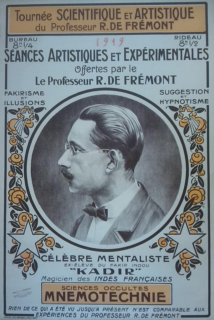Tournée Scientifique et Artistique du Professeur R. de Frémont