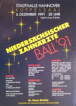 Niedersächsischer Zahnärzte Ball '91