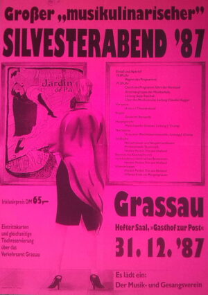 Großer "musikulinarischer" Silvesterabend '87