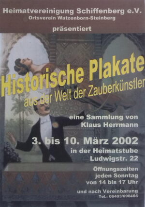 Historische Plakate aus der Welt der Zauberkünstler