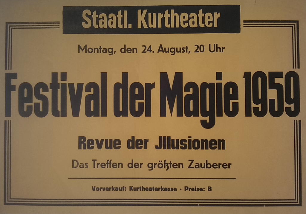 Festival der Magie 1959