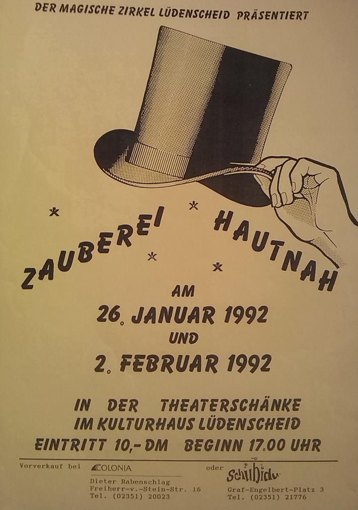Zauberei hautnah