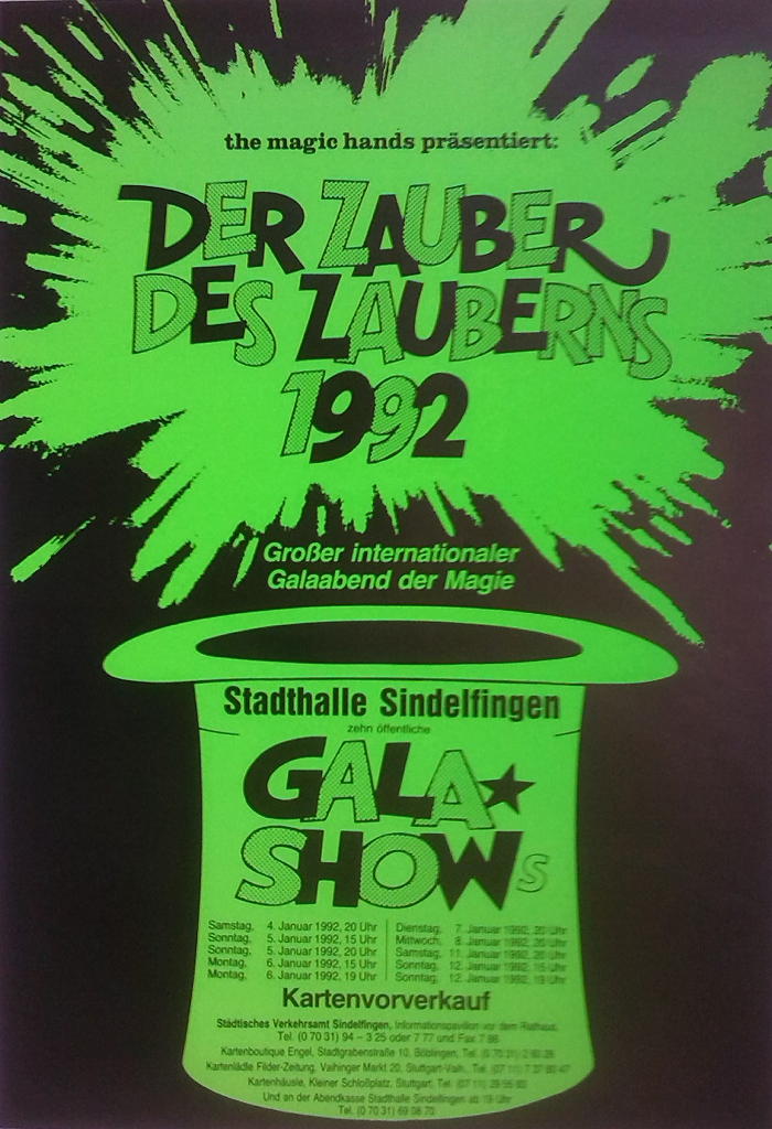 Der Zauber des Zauberns 1992