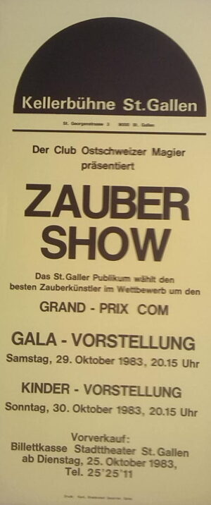 Zaubershow für Gross und Klein