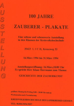100 Jahre Zauberer-Plakate