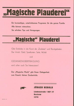 Magische Plauderei
