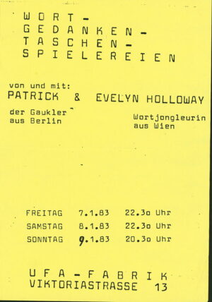 Wort-Gedanken-Taschen-Spielereien