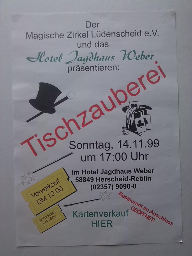 Tischzauberei