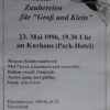Nümbrechter Zaubereien für "Groß und Klein"