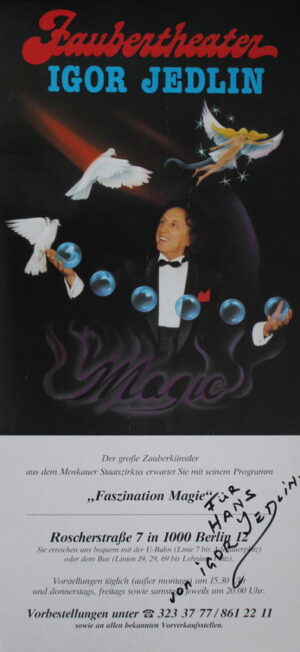 Zauberkünstler Igor Jedlin