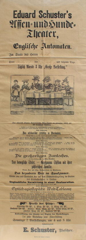 Eduard Schuster's Affen- und Hundetheater