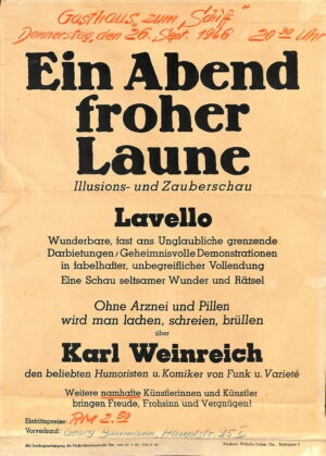 Ein Abend froher Laune