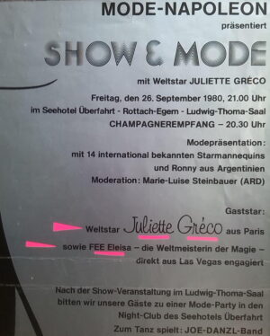 Mode-Napoleon präsentiert Show & Mode