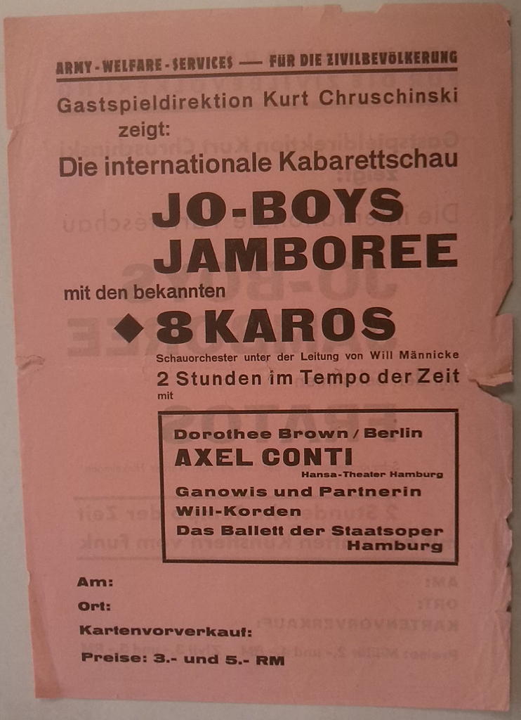 Die internationale Kabarettschau Jo-Boys Jamboree