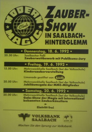 Zauber-Show in Saalbach-Hinterglemm