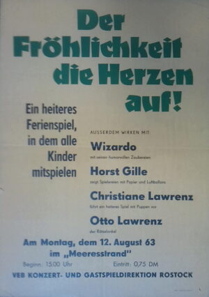 Der Fröhlichkeit die Herzen auf!