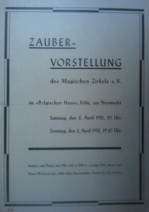 Zaubervorstellung
