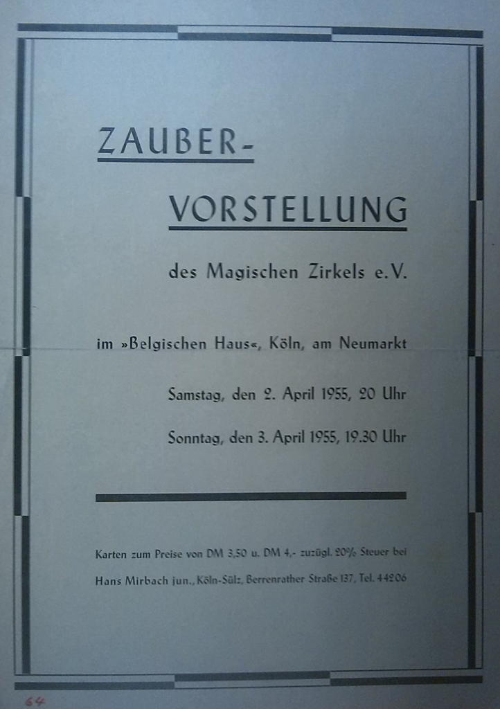Zaubervorstellung