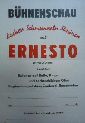 Lachen Schmunzeln Staunen mit Ernesto