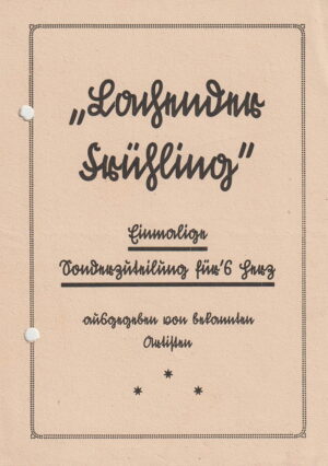 " (...) Frühling"