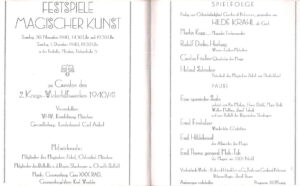 Festspiele Magischer Kunst