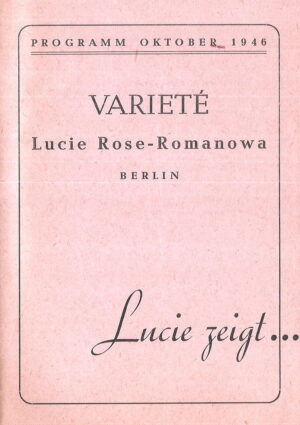 Lucie zeigt ...