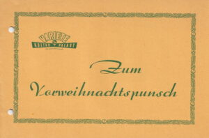 Zum Vorweihnachtspunsch