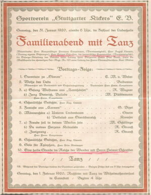 Familienabend mit Tanz