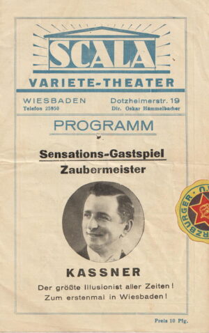 Sensations- Gastspiel Zaubermeister Kassner